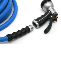 Zephyr Hose-Spray Set (25ft, Blue/Black/Silver, 2 Pieces) – Compact and Versatile thumbnail