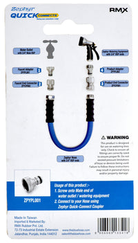 Zephyr Quick Connects Female Universal Plug (Silver) – Leak-Proof and Easy to Use thumbnail