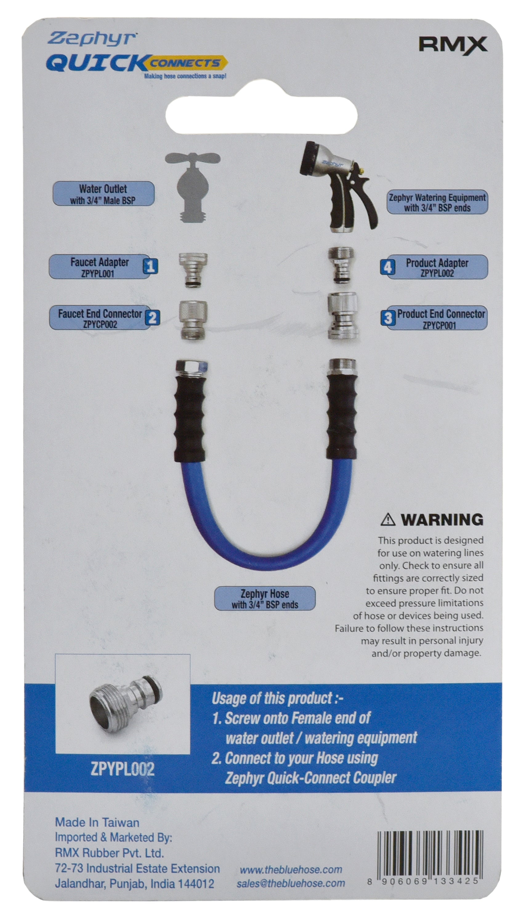 Quick Connects Male Universal Plug