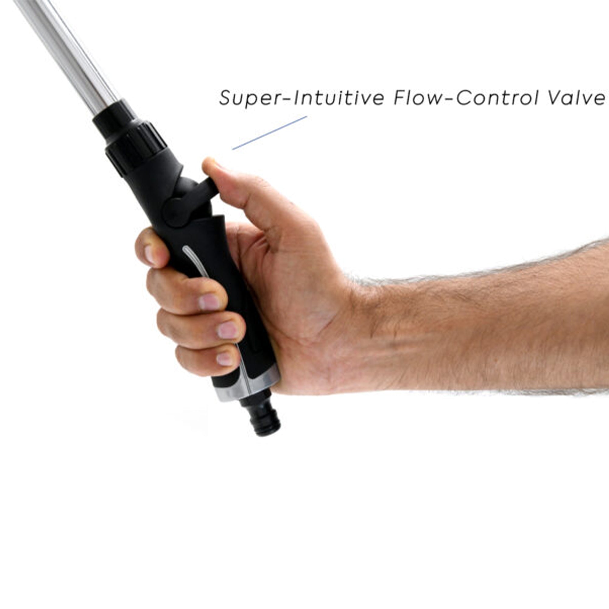 Zephyr 8-Mode Telescopic Water Wand For Garden And Washing - With Ergoflow & Adjustable Length