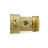 Zephyr Metal Shut-Off Tap, Bronze, Oil-Rubbed Finish – Precise Water Flow Control for Any Faucet