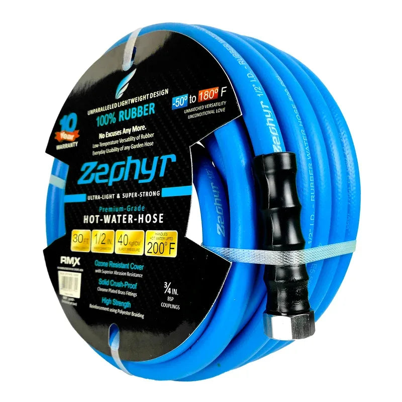 Zephyr Next-Gen Rubber Water Hose 1/2" (13MM)