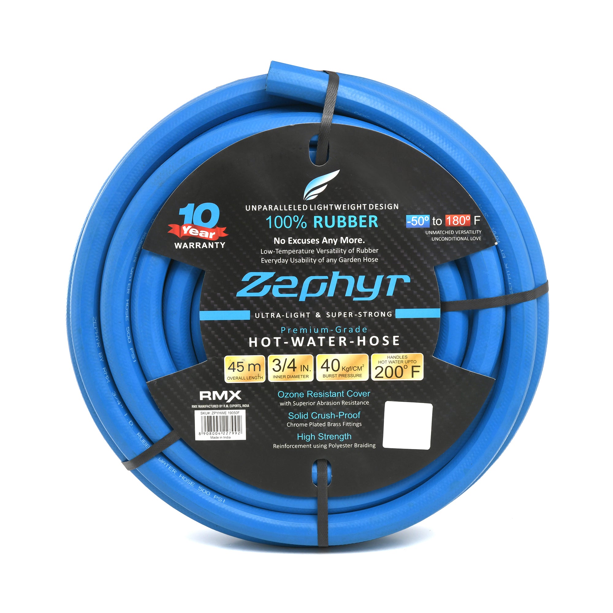 Zephyr Water Hose 3/4  Without Fittings