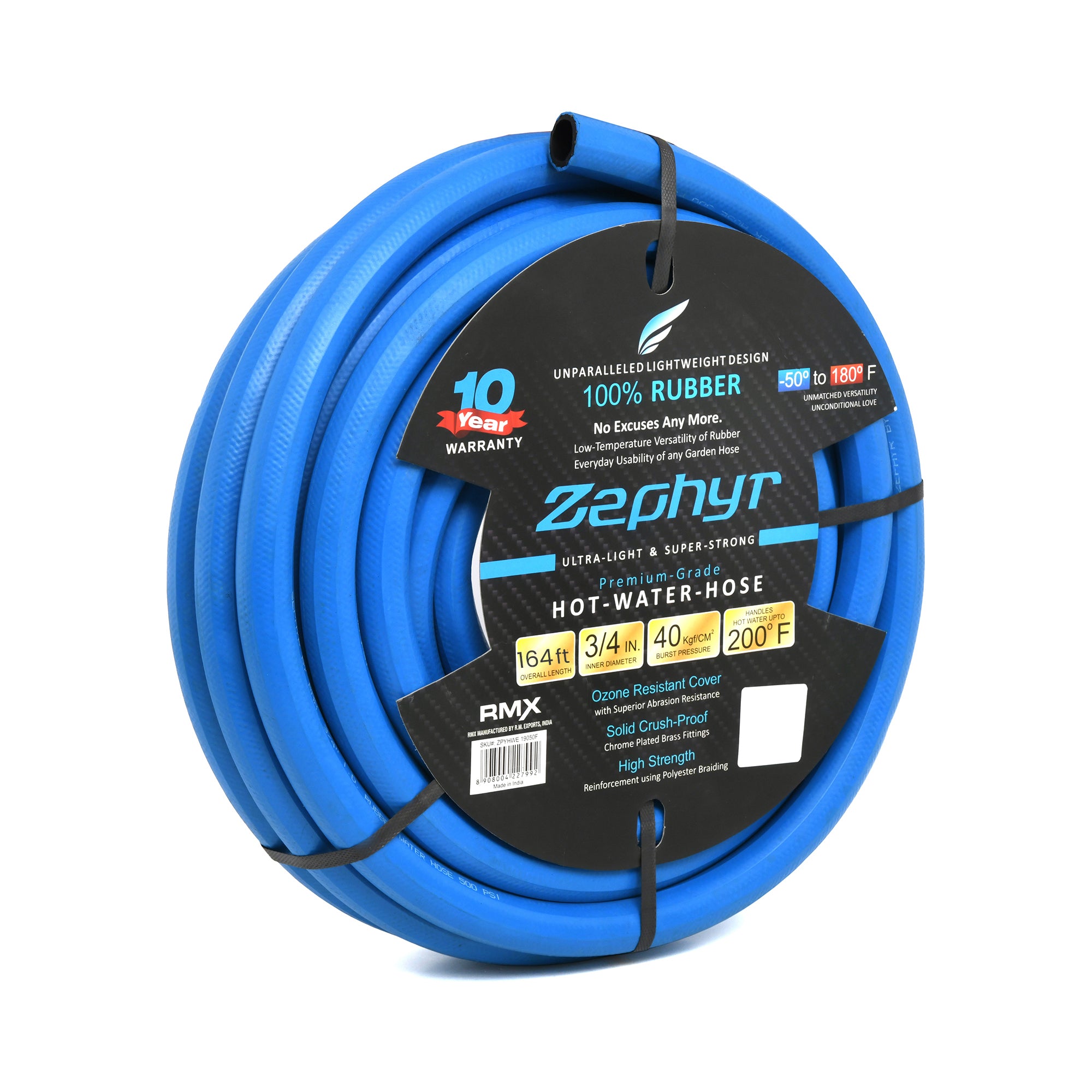 Zephyr Water Hose 3/4  Without Fittings