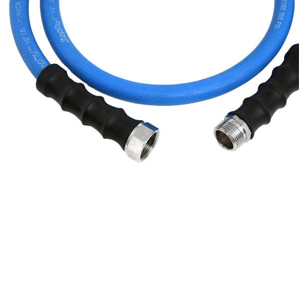 Garden Hose 50FT, Lightweight 3-Layer PVC Flexible Water Hose, No Kink, Leak-Resistant, High-Pressure With Metal Fittings, Durable For Outdoor