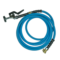 Zephyr Wall Mounted Pet Wash Station with GentleFlow Shower Gun, Hot & Cold Water Mixer (13mm x 8 Mtr, Chrome + Black) thumbnail