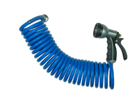 Zephyr Wall Mounted Pet Wash Station with Self-Coil Hose, GentleFlow Shower Gun & 12″ Swivel Spout – Hot & Cold Water Mixing Faucet (Chrome + Black) thumbnail