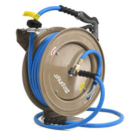Zephyr Pet Wash Auto Retractable Metal Hose Reel for Home & Ourdoor (13mm × 15 M) - Beige thumbnail