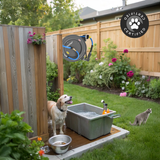 Zephyr Heavy-Duty Auto-Retractable Garden Water Hose Reel – Grey – Built for High-Performance Watering