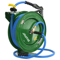 Zephyr Pet Wash Auto Retractable Metal Hose Reel for Home & Outdoor (13mm × 15 M) - Green thumbnail