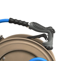 Zephyr Pet Wash Auto Retractable Metal Hose Reel for Home & Outdoor (19mm × 15 M) - Beige thumbnail