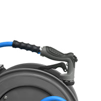 Zephyr Pet Wash Auto Retractable Metal Hose Reel for Home & Outdoor (19mm × 15 M) - Grey thumbnail