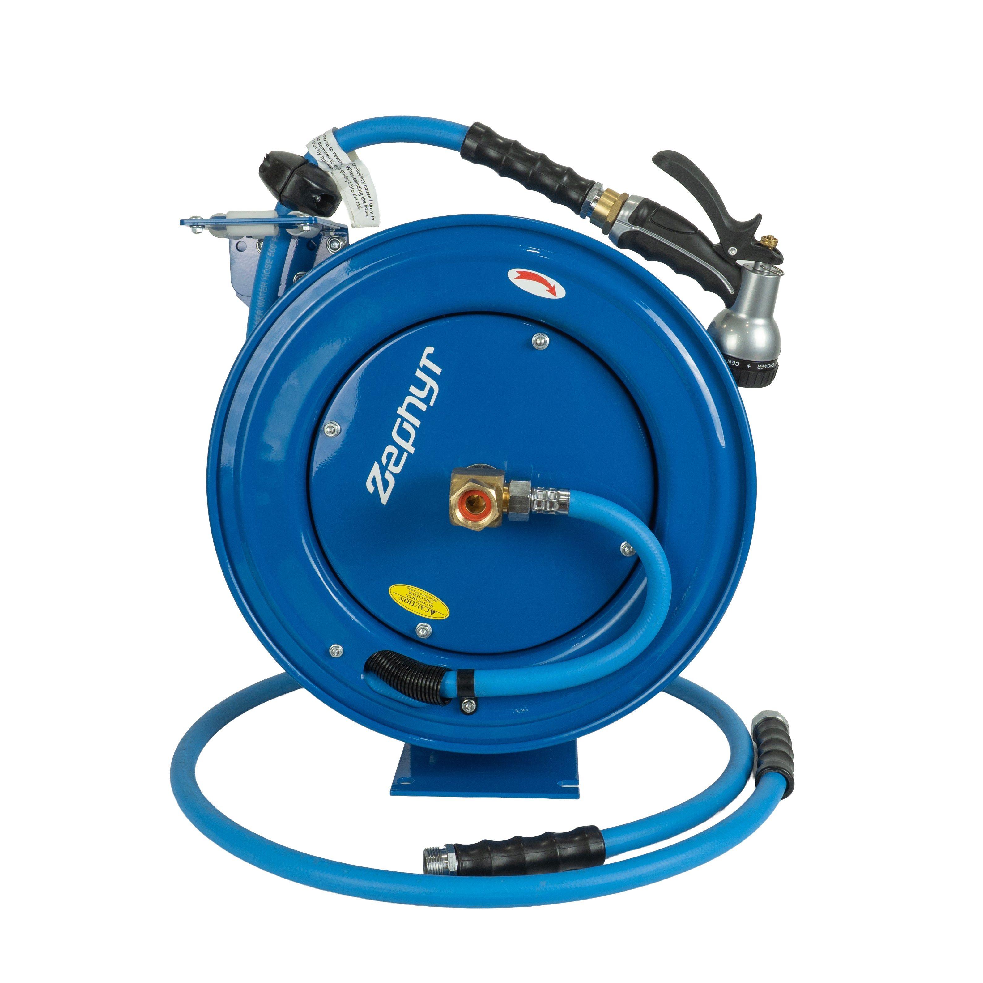 Zephyr 13MM Heavy-Duty Auto-Retractable Water Hose Reel – Built for Tough Cleaning , Car Washing and Gardening Tasks