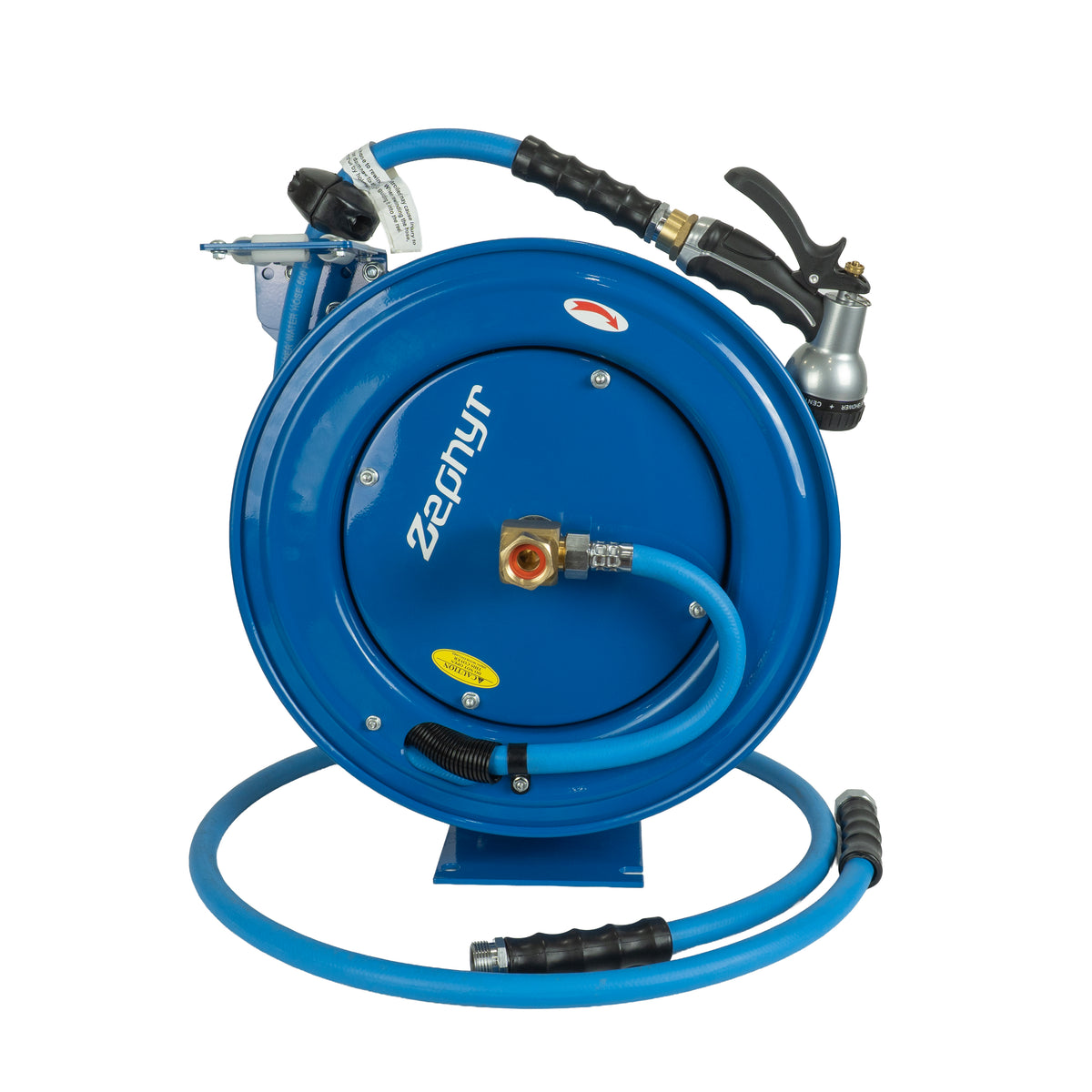 Zephyr 13MM Heavy-Duty Auto-Retractable Water Hose Reel – Built for Tough Cleaning , Car Washing and Gardening Tasks