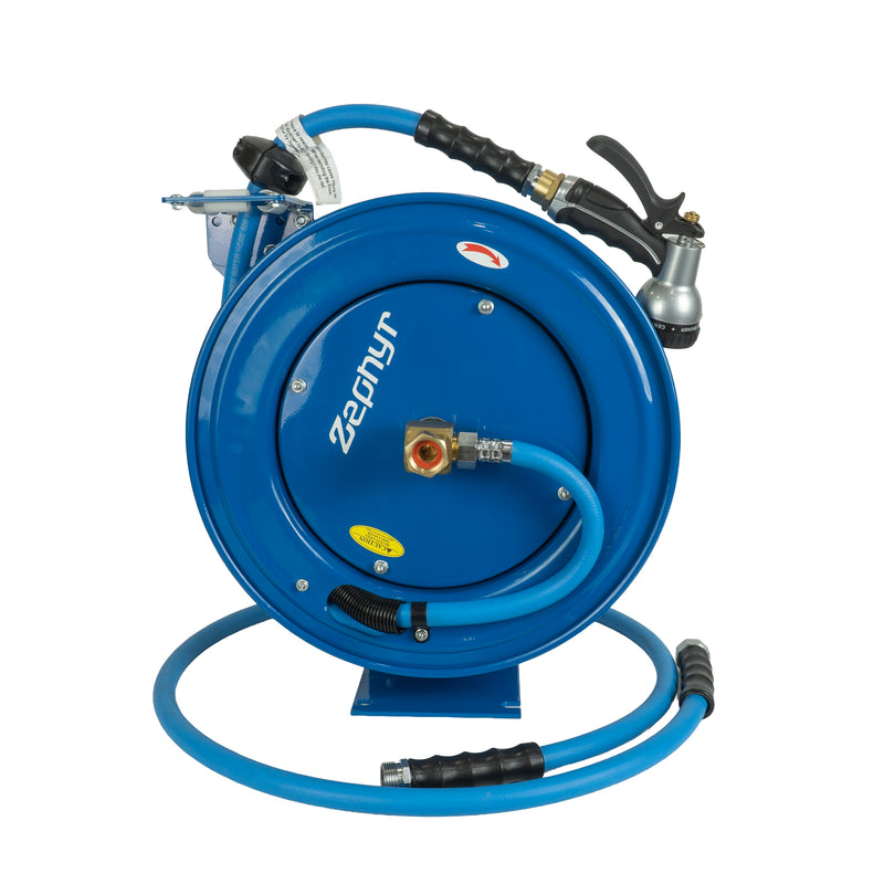 Zephyr 13MM Heavy-Duty Auto-Retractable Water Hose Reel – Built for Tough Cleaning , Car Washing and Gardening Tasks