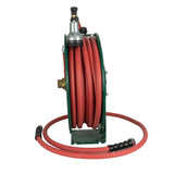 Zephyr Retractable Water Hose Reel with Spray Gun (Heavy-Duty | Multiple Colors)