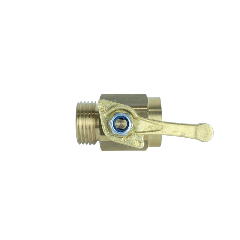 Zephyr Thumb Valve – Water 3/4" BSP Heavy-Duty Brass Hose Shut-Off Valve