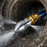Zephyr Drain Blaster 3/4" BSP – Heavy-Duty Stainless Steel High-Pressure Drain Cleaning Nozzle