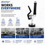 Zephyr Heavy-Duty Pre-Rinse Sprayer (Flat-Head) – Ideal for Kitchens and Commercial Cleaning