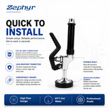 Zephyr Heavy-Duty Pre-Rinse Sprayer (Flat-Head) – Ideal for Kitchens and Commercial Cleaning