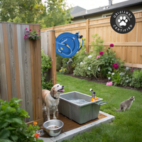 Zephyr Long-Reach Heavy Duty Pet Wash Station with with GentleFlow Shower Gun (13 mm × 30 m, Dual Arm XL) thumbnail