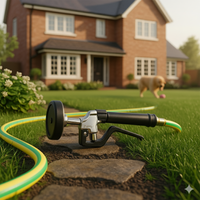 Zephyr Pet Bath Hose for Home Grooming with GentleFlow Shower Nozzle for Dogs & Cats (19 mm x 30 Mtr) thumbnail