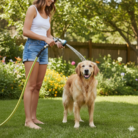 Zephyr Pet Bath Hose for Home Grooming with 9-mode Shower Nozzle, Flexible Pet Shower Pipe for Dogs & Cats, Leak Proof (13 mm x 5 Mtr) thumbnail